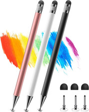 Stylus 3Pcs , 2-In-1 Stylus Pen for Touch Screen, High Precision  Sensitivity U