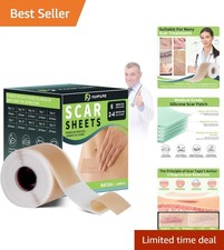Medical Grade Silicone Scar Tape, Silicone Sheets for Scars Treatment  Preve...