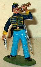 CIVIL WAR UNION CAVALRY BUGLER  54MM BY IMEX