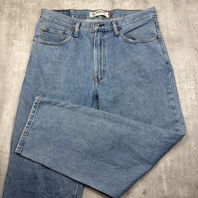 Levis 550 Jeans Mens 34x29 Blue Denim Relaxed Fit Straight Leg Work Tapered USA