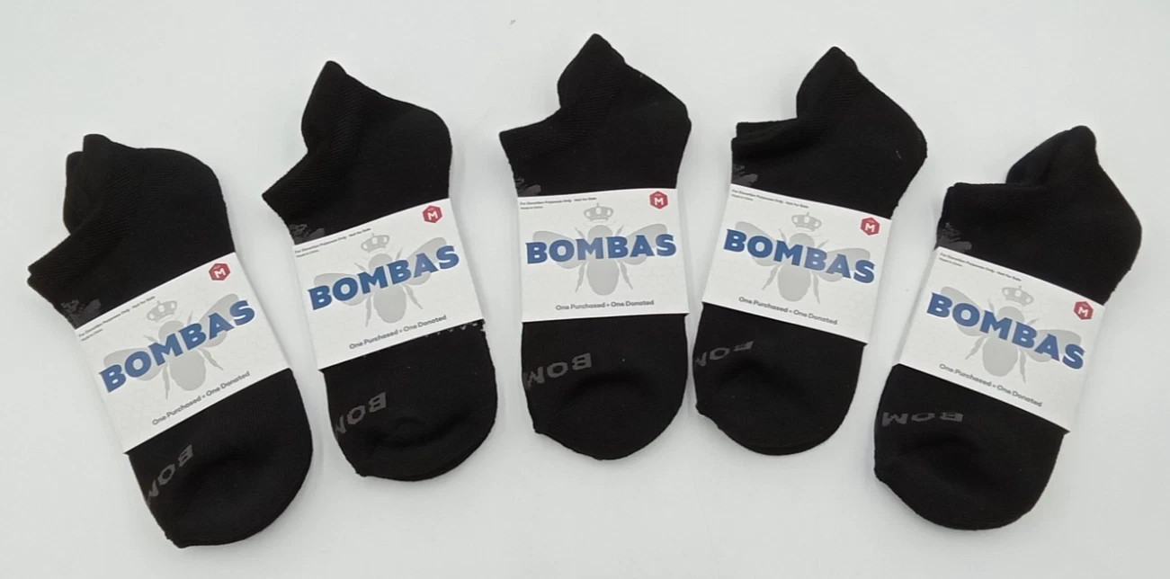 BOMBAS Socks - Medium Ankle - Men/Women - Brand New - Low Cut - Lot