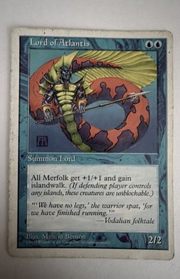 Lord of Atlantis MTG Core Set 5th Edition Regular