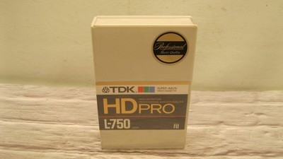 TDK HD Pro L-750 Professional Master Quality Beta Tape Brand New Sealed