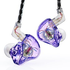 YINYOO KBEAR Storm Earphones in Ear Monitor for without Mic, Purple
