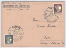 D. Reich Boxen-Stempel Dreil&auml;nderkampf BERLIN 1938 auf Beleg 114