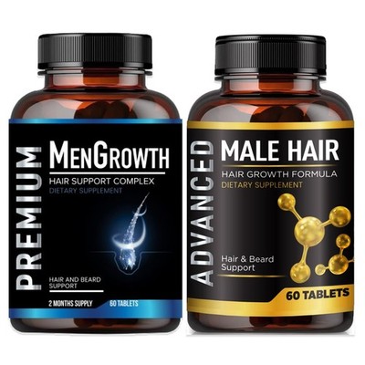 MenGrowth Hair Vitamins for Men - Anti Hair Loss Supplement