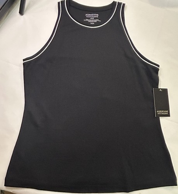 #ad Adrienne Vittadini Women’s Black Tank Top Size Medium $15.00
