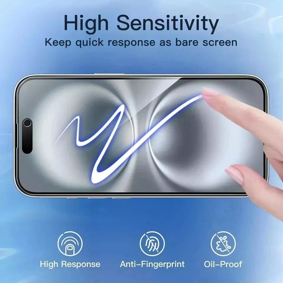 IPhone Privacy Tempered Glass Screen Protector iPhone 16 15 14 13 12 11 Pro Max - Image 4 of 4