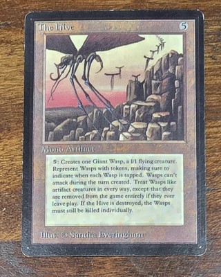 The Hive Limited Edition - Beta Edition Regular MP To LP MTG Magic Card