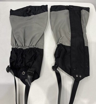 Neue Mountain Warehouse Gamaschen (mittel) grau und schwarz verstellbare Stiefelriemen ++