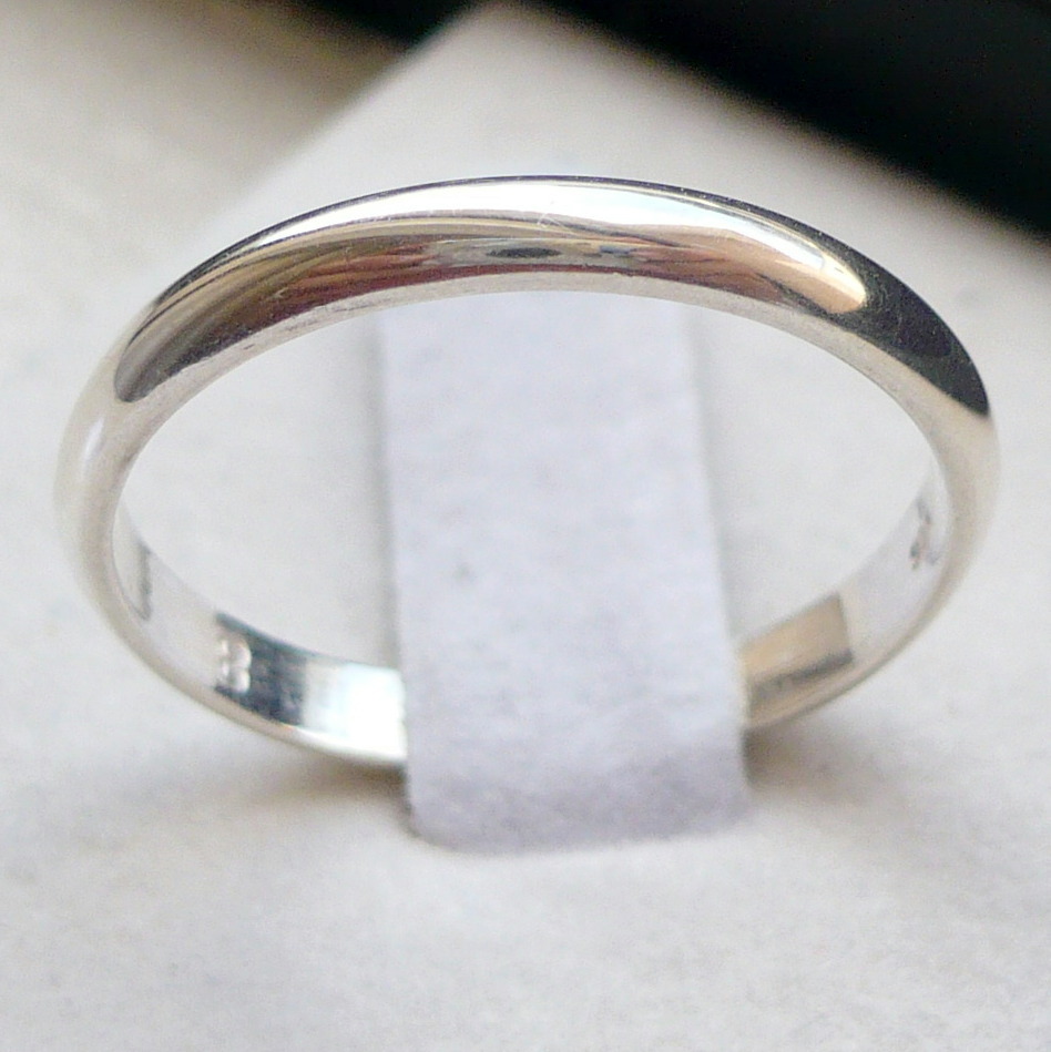 3mm 925 STERLING SILVER MEN'S/WOMEN'S WEDDING BAND RING SIZE 5-13