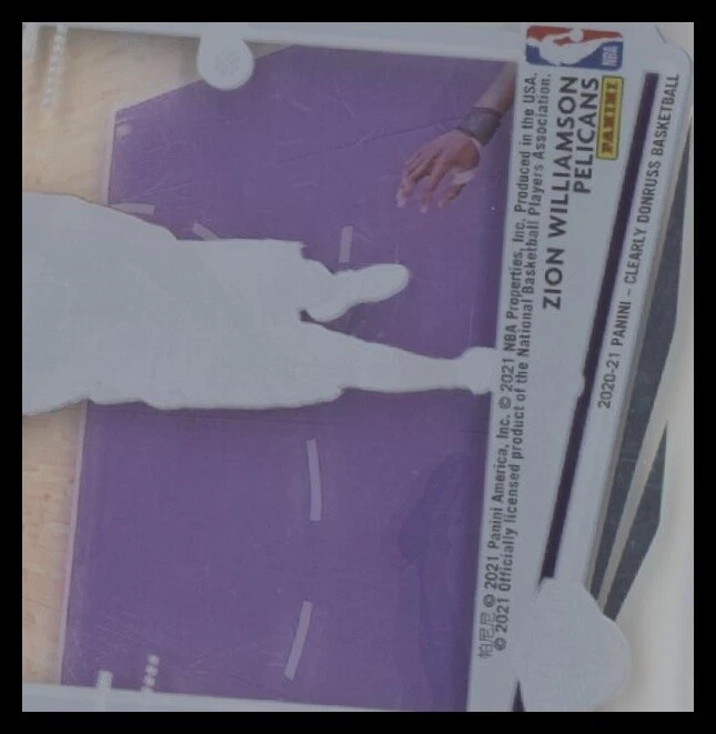 2020-21 Clearly Donruss #7 Zion Williamson PSA 9 - Image 2 of 2