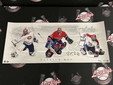 Patrick Roy Signed Auto 36x15 Photo 