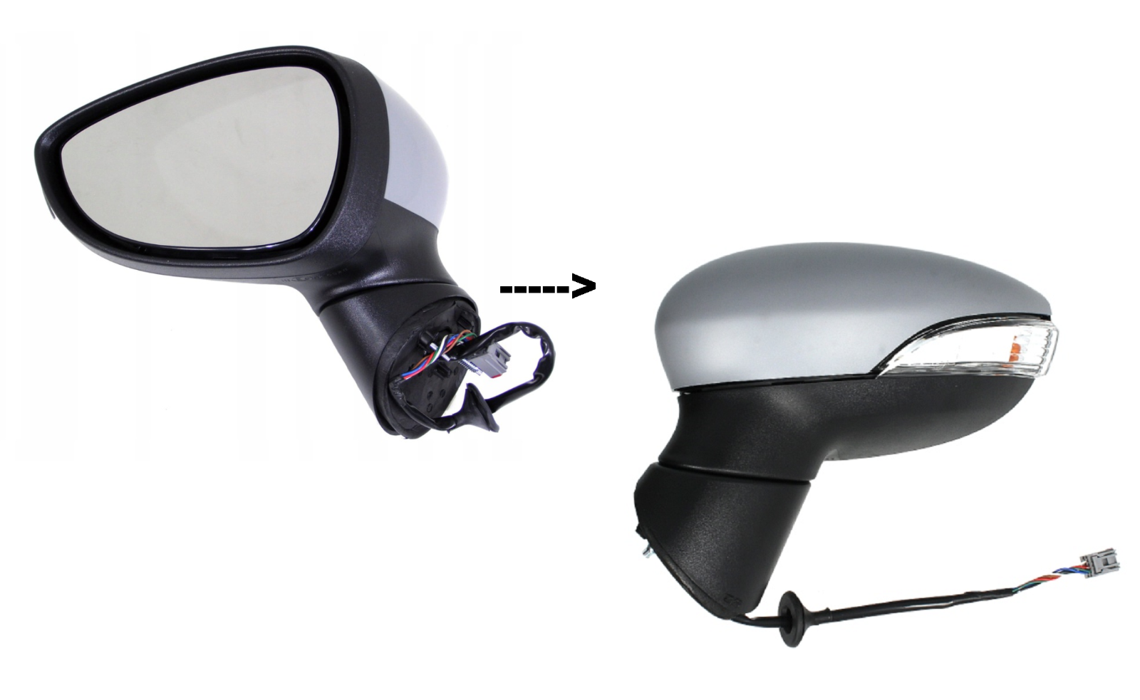 1X AußEnspiegel Spiegel Elektrisch Beheizbar Links Fur Ford Fiesta 6 (2008- )-image