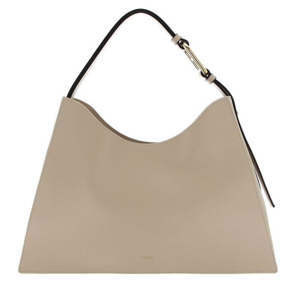 Furla Nuvola Hobo L Schultertasche UmhäNgetasche Tasche Avena Beige Neu-image
