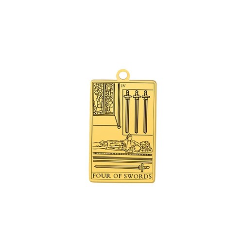 Traje de Oros Cartas del Tarot Vintage Colgante Amuleto para Collares Arte del Tarot - Imagen 32 de 43