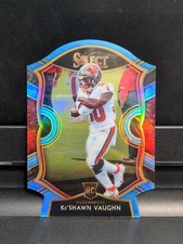 2020 Select Keshawn Vaughn RV Light Blue Prizm Die Cut Concourse #73 Bucs Rookie