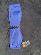 Bikini Top Removable Straps/pads Blue Size Large 11-13