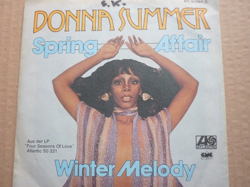 Donna Summer " Spring affair " Vinyl Single Atlantic ATL 10884 D 1976