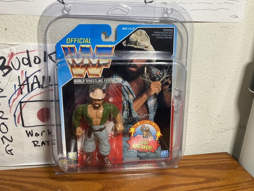 WWF SKINNER MOC HASBRO SERIES 5 1992 Figure WWE WC...