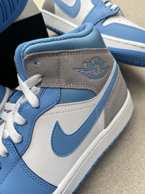 jordan 1 white university blue wolf grey