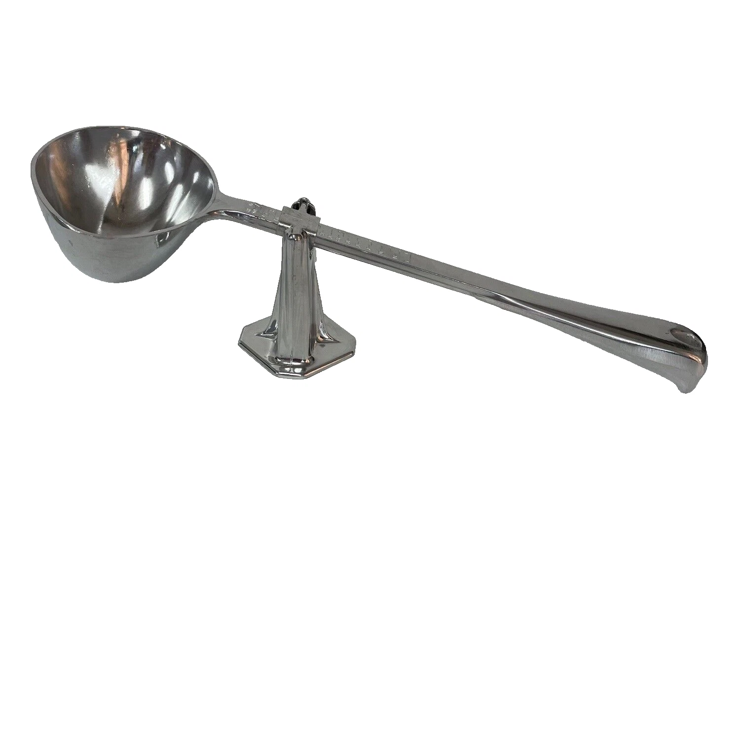 Brevete Balance Measuring Ladle Grams Ounces Aluminum Made In Italy Vintage Nice