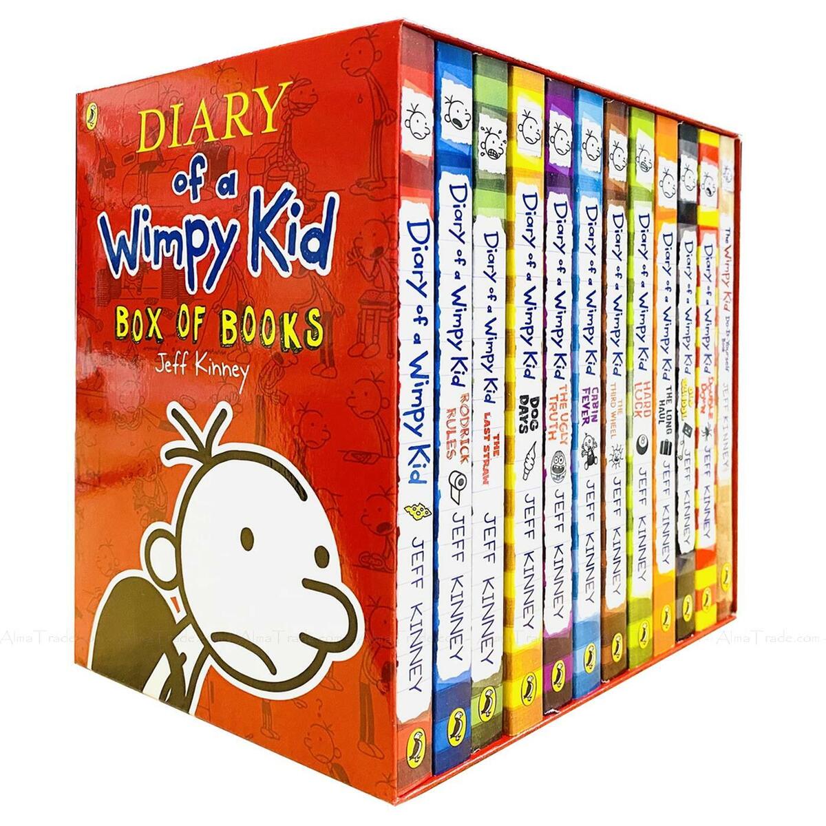 Diary of a Wimpy Kid Box of Books (12-14 plus DIY) (Boxed Set)