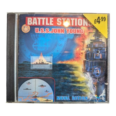 Battle Stations U.S.S John Young - PC CD ROM Vintage Retro Spiel