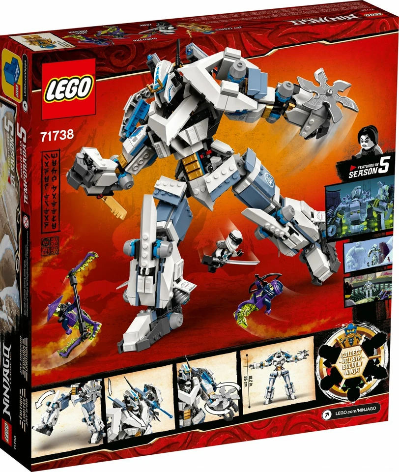 LEGO 71738 Ninjago Series Zane's Titan Mech Battle For Apassionate NINJAGO Fans Foto 3 de 4