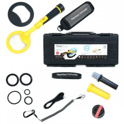 Yellow - Nokta Pulse Dive Scuba Detector & Pinpointer Set Waterproof 200 ft/ 60m