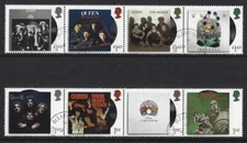 GREAT BRITAIN 2020 QUEEN LIVE (THE GROUP) SET OF 8 2 STRIPS FINE USED