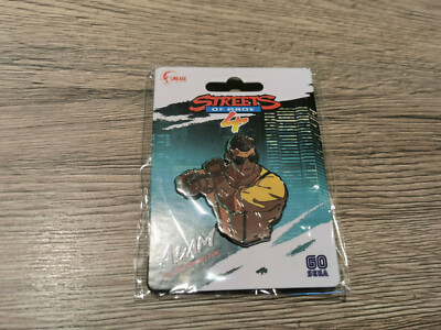 Streets of Rage 4 Adam Hunter Luxury Enamel Pin Lineage Studios