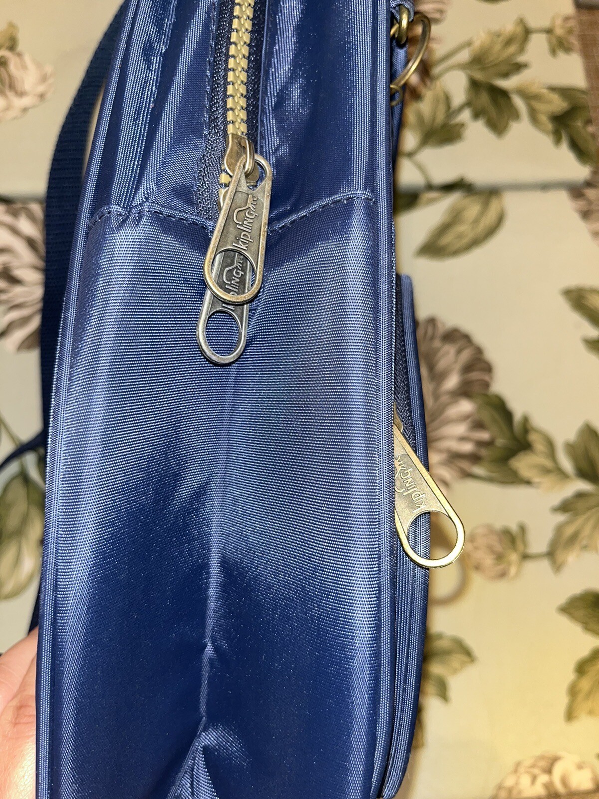 Kipling Blue Backpack Adjustable Strap - image 3