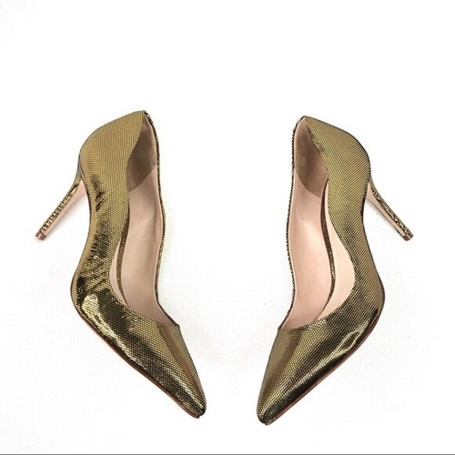 Schutz 7 Analira Metallic Gold Pumps 