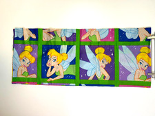 vtg disney tinkerbell valance window decor fairy colorful 84" x 15"