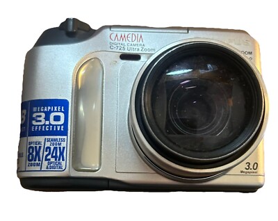 Olympus CAMEDIA C-725 Ultra Zoom 3.0MP Digital Camera - Silver for