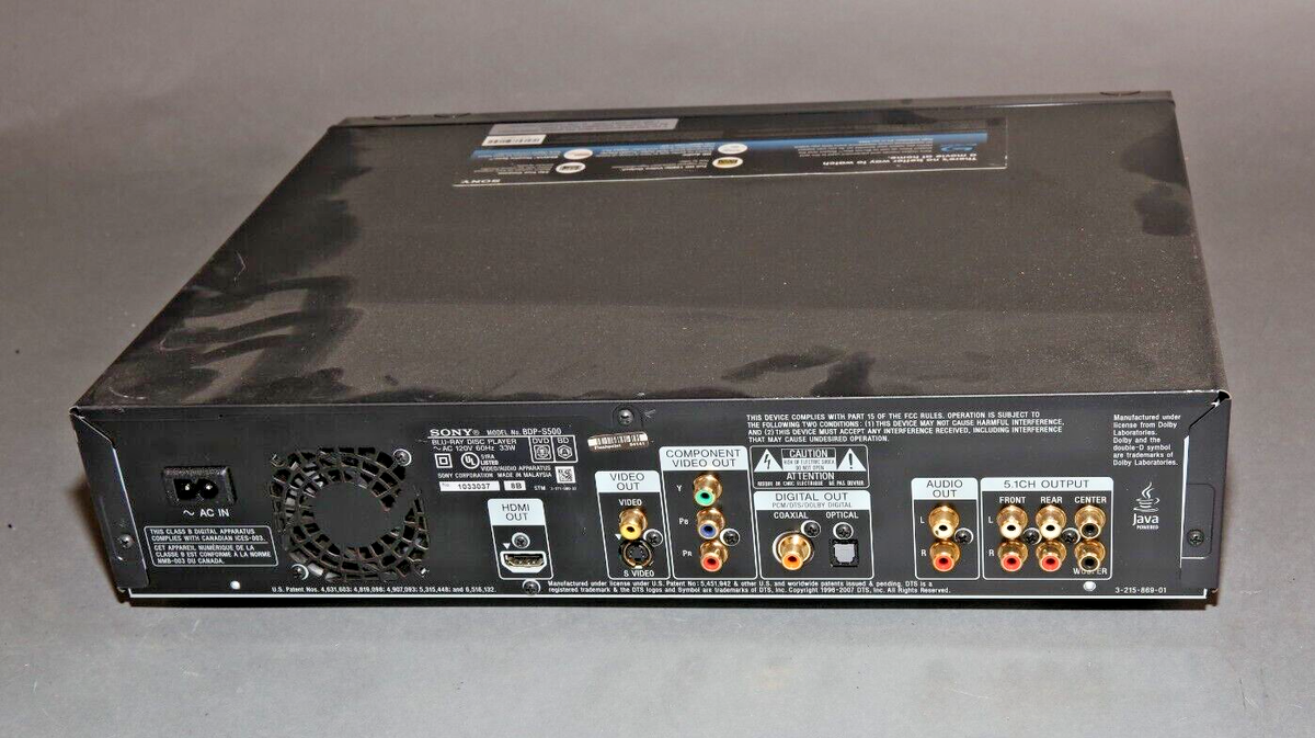 Sony BDP-S500 Blu-Ray Player for sale online | eBay