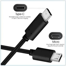 USB 3.1 USB-C Type C to Micro USB Male Sync OTG Charge Data Transfer Cable Cord