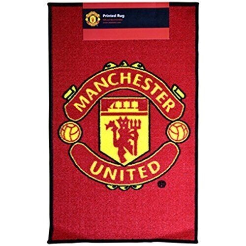 MANCHESTER UNITED FOOTBALL RUG - NEW 100% OFFICIALLY LICENSED GIFT FOOTBALL CLUB