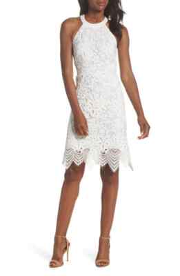 Women's Kobi Halperin Isla Lace Halter Dress, Size Large - White | eBay Women's Kobi Halperin Isla Lace Halter Dress, Size Large - White | eBay