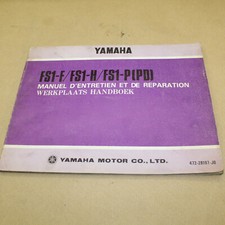 MANUEL REVUE TECHNIQUE D ATELIER YAMAHA 50 FS 1 1975-> FS1-F FS1-H FS1-P FS1-PD