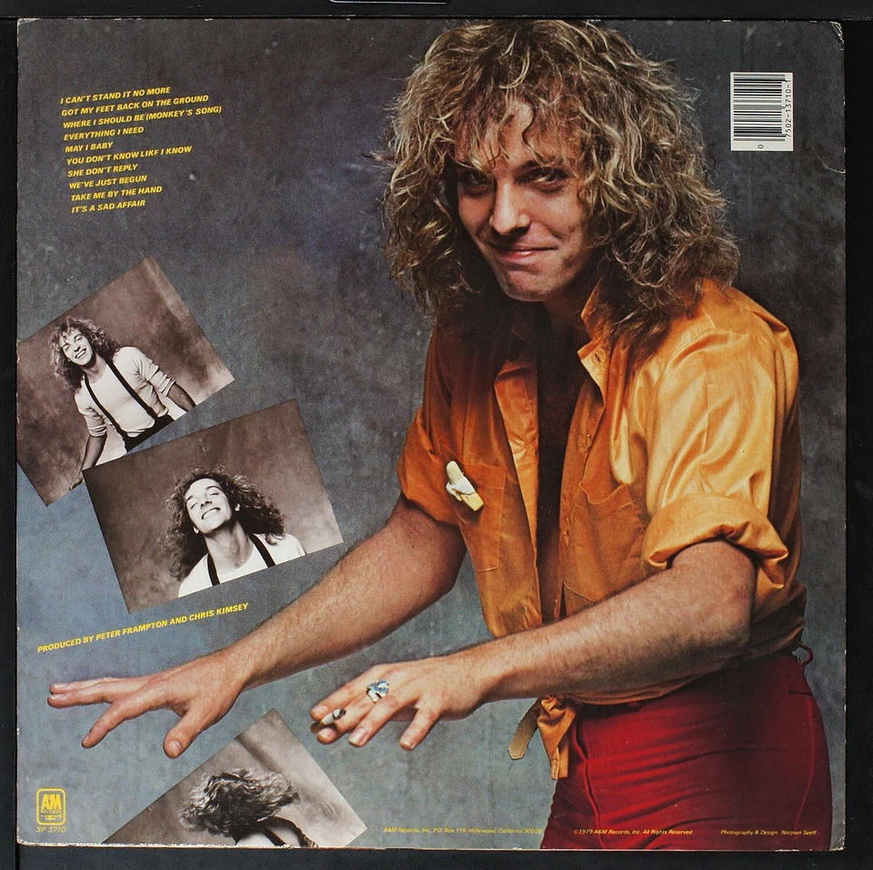 Peter Frampton - Where I Should Be - original LP record [NHB2-102] USA - Image 2 of 4