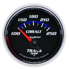 Autometer Cobalt 2-16in 100-250 Degree F Transmission Temperature Gauge Autometer Cobalt 2-16in 100-250 Degree F Transmission Temperature Gauge