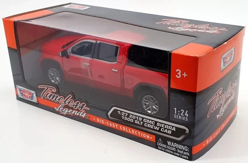 MOTOR MAX TIMELESS LEGENDS 1:27 AUTO GMC SIERRA 1500 SLT CREW CAB 2019 ART 79361 - Immagine 4 di 4