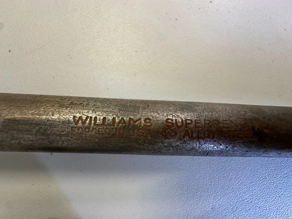 De colección Williams Superrench No. 8041 1-5/8" x 1-7/16" EE. UU. 24" llave enorme 1 Foto 4 de 4