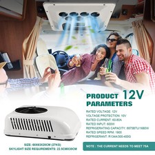 Climatizzatore Elettrico 12V Parcheggio per Camion Auto Camper Riscaldamento e Raffreddamento