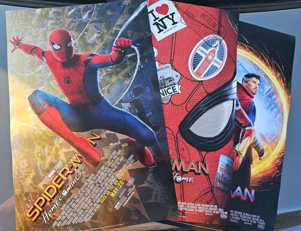 MCU Spider-Man Re-Release 2024 Poster Bundle (11 X 17) Tom Holland