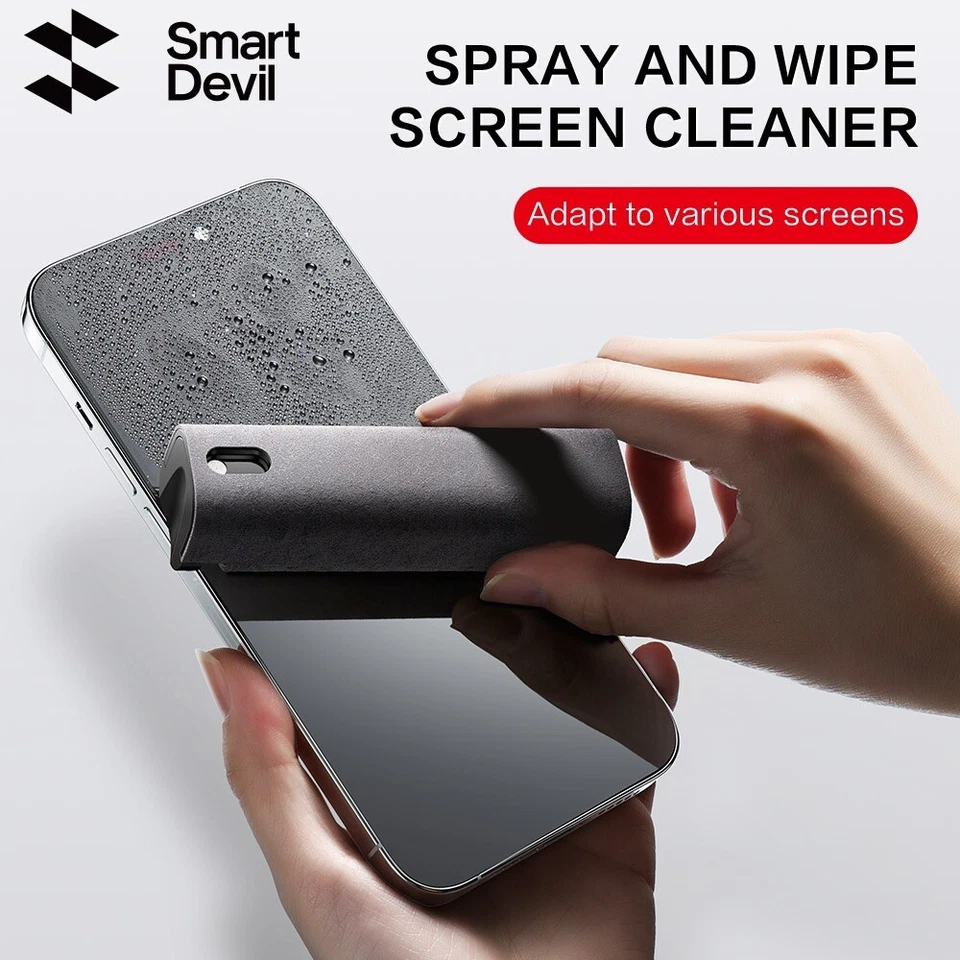 (2pack)2 In 1 Phone Screen Cleaner Travel Spray Bottle Mobile Phone Dust Screen - Image 2 of 2