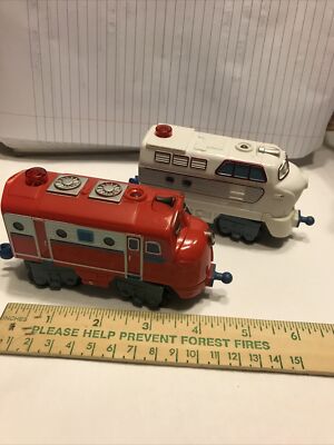2-Train Engines: Lodorum PLC  Chuggington by Learning Curve. 4 x2 1/2 x 1 1/2 