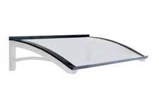 Abris bois diy d'entrée fenêtre Auvent banne entrée Plantilla LEGNO ONDA MIX